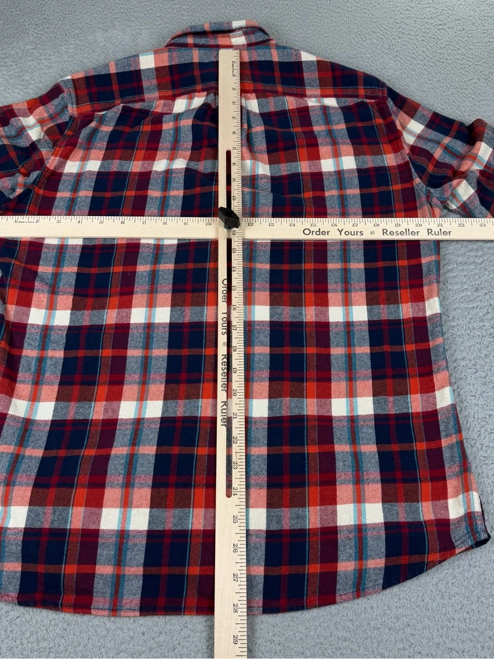 J Crew Flannel Shirt Mens Medium Multicolor Plaid Slim Fit Long Sleeve Preppy